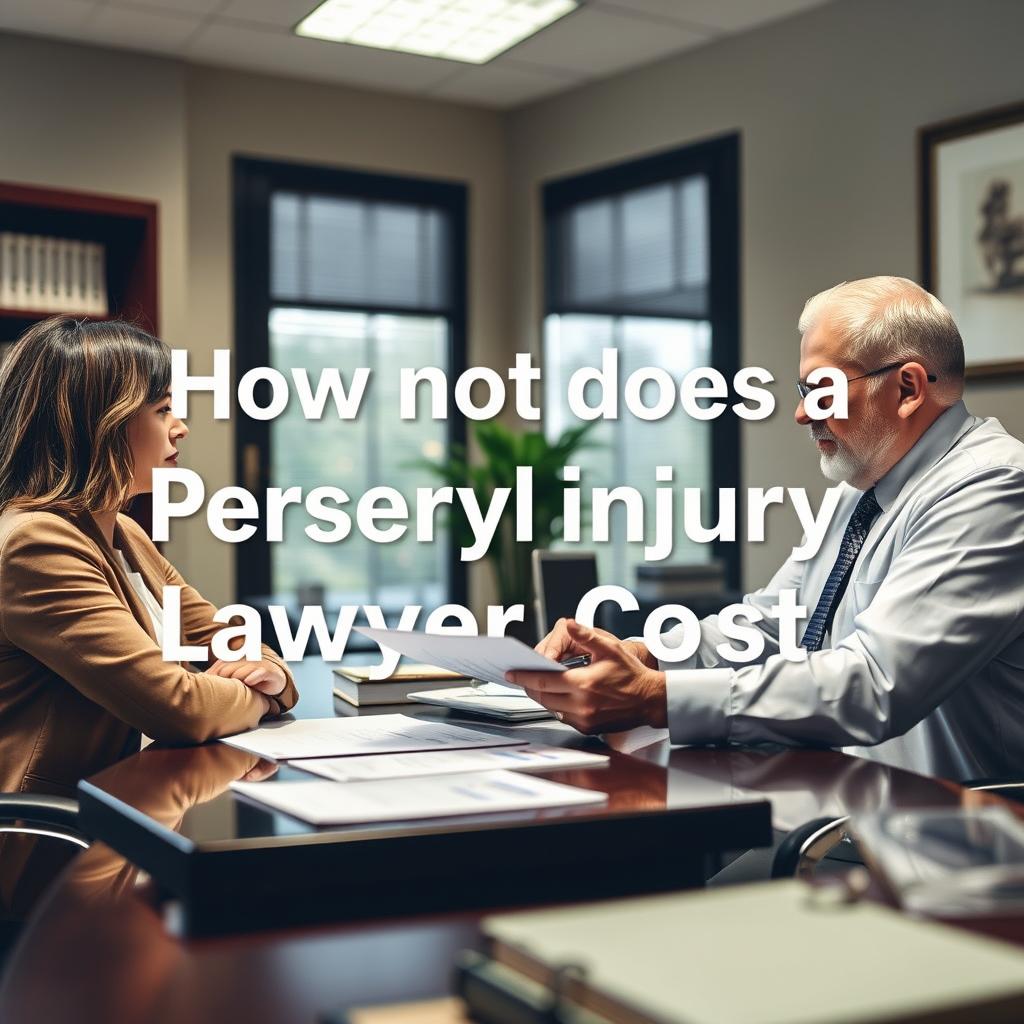 How much does a personal injury lawyer cost in Mercer County