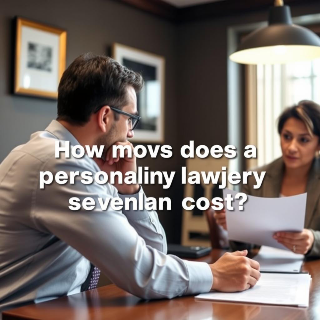 How much does a personal injury lawyer cost in Saratoga County