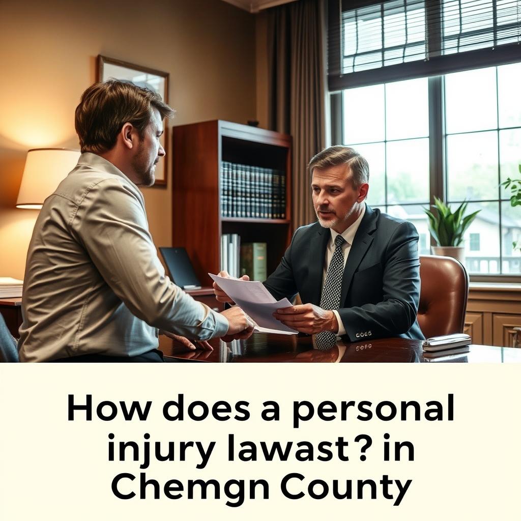 How much does a personal injury lawyer cost in Chemung County
