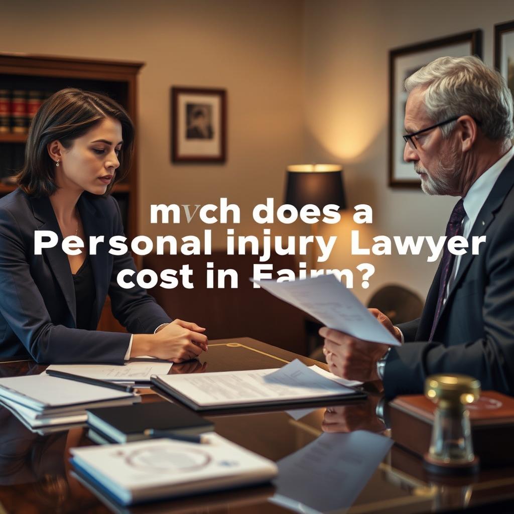 How much does a personal injury lawyer cost in Fairfax County