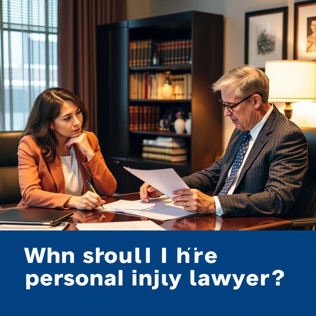 When should I hire a personal injury lawyer in Passaic County